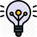 Light Bulb Electronics Technology Icon