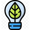 Light Bulb Green Energy Bulb Icon