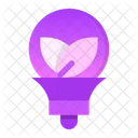Light Bulb Idea Ecology Icon
