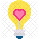 Light Bulb Passion Romantic Icon