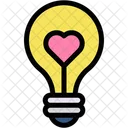 Light Bulb Passion Romantic Icon