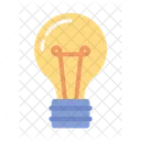 Light bulb brainstorming  Icon