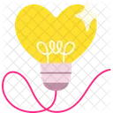 Light Bulb Heart  アイコン