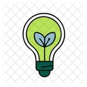 Light Bulb Energy Conservation Icon