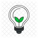 Light Bulb Energy Conservation Icon