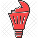 Light Bulbbrokenbulblightsortingwaste  Icon