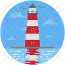 Sea Tower Light House Icon