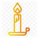 Light Ilumination Candle Icon