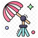 Light Modifiers Umbrella Sunshade Icon