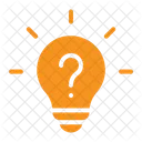 Lightbulb Question Mark Faq Icon