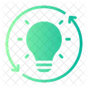 Lightbulb Idea Function Icon