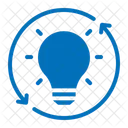 Lightbulb Idea Function Icon