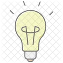 Lightbulb Lineal Color Icon Icon