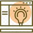 Lightbulb Illumination Lighting Icon