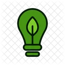Lightbulb Energy Green Icon