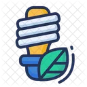 Energy Saving Lightbulb Icon