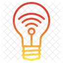 Lightbulb Wifi Iot Internet Things Icon