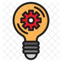 Lightbulb Idea Management Icon