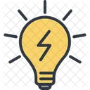 Lightbulb Power Concept Icon