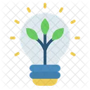 Lightbulb Ecology Eco Icon