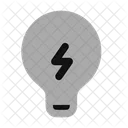 Lightbulb Bolt Icon