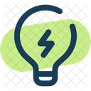 Lightbulb Bolt Icon