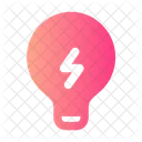 Lightbulb Bolt Icon