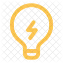 Lightbulb Bolt  Icon