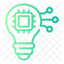 Lightbulb Chip Innovation Icon