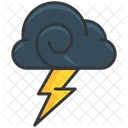 Lightening Cloud Thunder Icon
