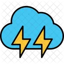 Lightening Weather Thundering Icon