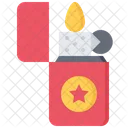 Lighter Smoking Fire Icon