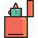 Camping Lighting Fire Icon