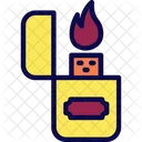 Butane Lighter Flammable Icon