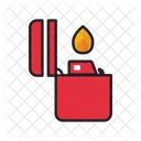 Fire Lighter Smoking Icon