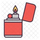 Lighter Camping Fire Icon