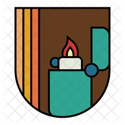 Lighter Badge  Icon