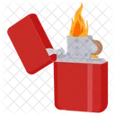 Lighter Flame Ignition Icon