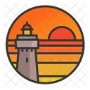Lighthouse Light Sea Icon