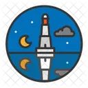 Lighthouse Light Sea Icon