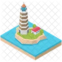 Lighthouse Sea Tower Lighthouse Lighthouse Tower Icon