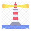 Lighthouse Sea Beach Icon