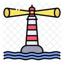 Lighthouse Sea Beach Icon