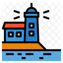 Lighthouse Signaling Warning Icon