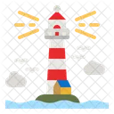 Lighthouse Tower Signaling Icon