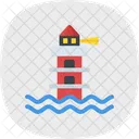 Lighthouse Night Outdoor Icon