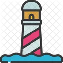 Lighthouse Ocean Building Icon