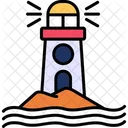 Lighthouse Beacon Beam Icon