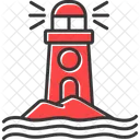 Lighthouse Beacon Beam Icon