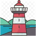 Lighthouse Beacon Navigation Icon